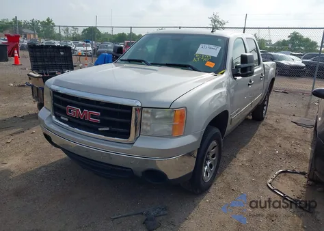 2007 GMC Sierra 1500 Sl z USA, uszkodzony, nr VIN 2GTEC13C571733569